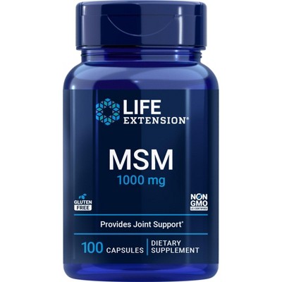 MSM 1000mg by Life Extension  -  100 Capsule