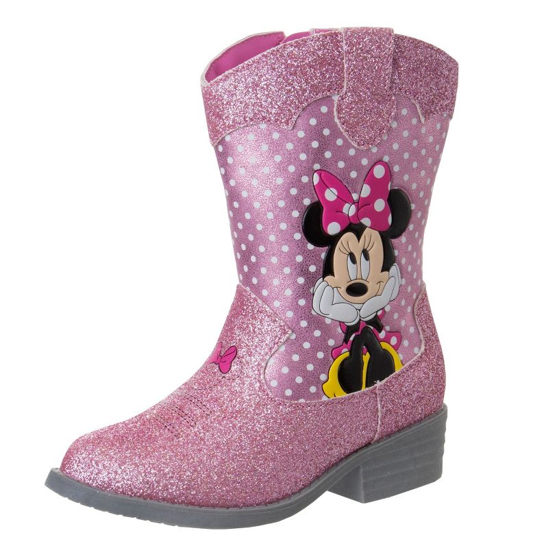 Disney Minnie Mouse Cowgirl Western Boots (Toddler-Little kid), 1 of 8