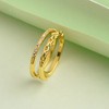 SOHI Women Golden Ring - 2 of 3