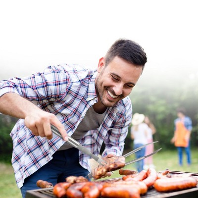 Cheer Collection Stainless Steel Grilling Tool Set
