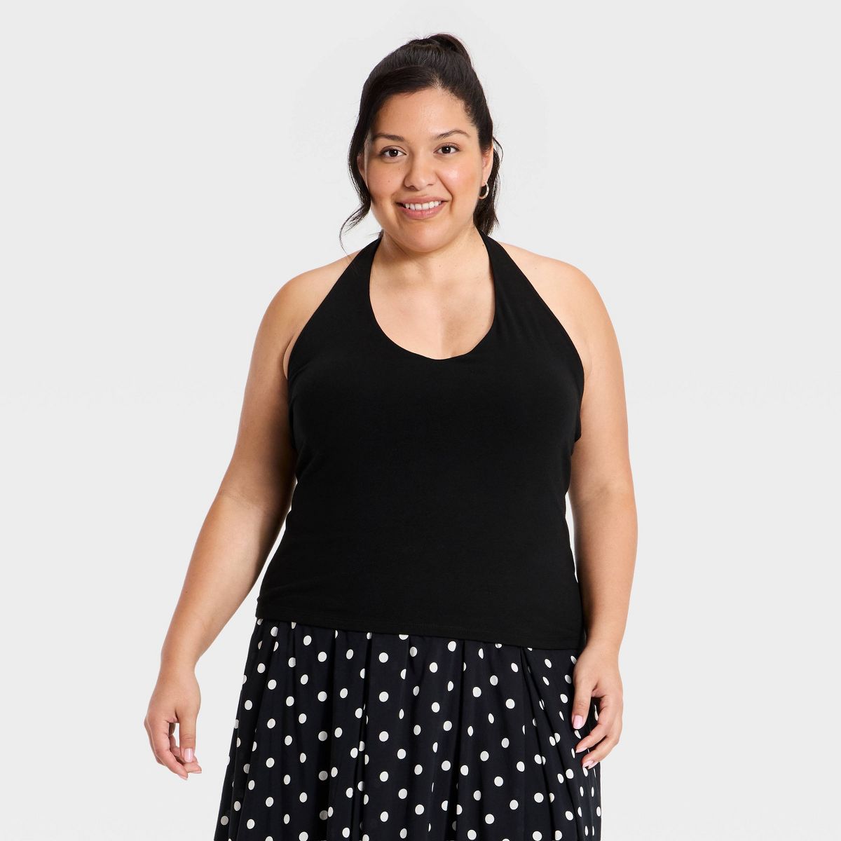 Women's Sculpt Halter Tank Top - A New Day™ - thumbnail 5