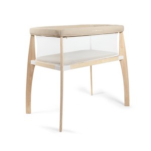 Baby Delight Heirloom Willow Wood Bassinet - Organic Oat - 1 of 4