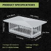 COZONY Chimney Cap 304 Stainless Steel Mesh Cover, Weatherproof Spark Arrestor with Easy Bottom Installation, Outdoor Flue Tile Guard, Silver - 2 of 4