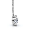 Pompeii3 2Ct Toi Et Moi Heart Emerald Diamond Pendant 14k Gold 18" Necklace Lab Created - 2 of 4