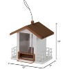 Heath Outdoor Products White/Brown Double Suet Hopper Bird Seed Feeder - 2 of 3