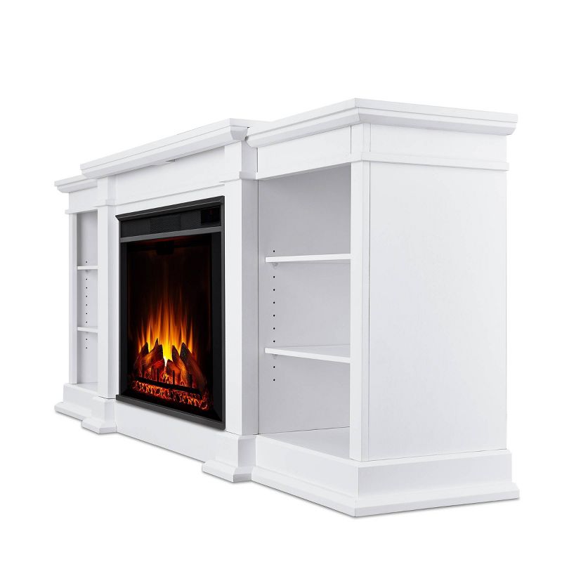 Real Flame Eliot Grand Electric Fireplace Entertainment Center White, 5 of 9