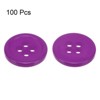 Unique Bargains Resin DIY Craft Flat 4-Hole Sewing Buttons 100 Pcs - 3 of 4
