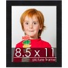 PosterPalooza | Photo Size Minimalist Black Picture Frame - UV Acrylic, Foam Board Backing, Hanging Hardware - 2 of 4