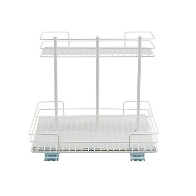 Household Essentials Double-Sided Pantry Organizer White: Steel Kitchen Storage, Cabinet Organizers, 1-Year Warranty — фото 3