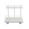 Household Essentials Double-Sided Pantry Organizer White: Steel Kitchen Storage, Cabinet Organizers, 1-Year Warranty - 3 of 4