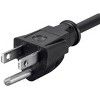 Monoprice 3-Prong Power Cord - 1 Feet - Black | NEMA 5-15P to IEC 60320 C13, 14AWG, 15A - 3 of 4