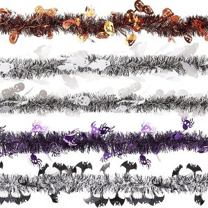 Blue Panda 5 Pack Halloween Party Garland Decorations, Tinsel with 5 Assorted Design (2.01m) - 1 of 4