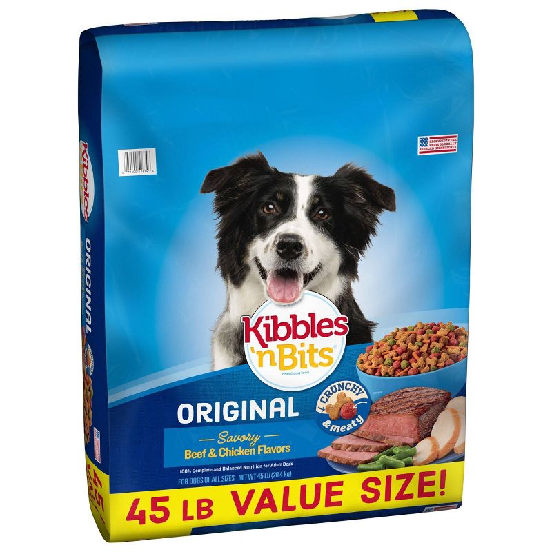 Kibbles 'n Bits Original Savory Beef & Chicken Flavors Adult Complete & Balanced Dry Dog Food, 5 of 13