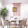 Zuo Modern Yves Ceiling Lamp – 131.5" Height, Gold & Black, Perforated Shade, Powder-Coated & Electroplated Steel - 2 of 4