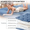 Floor Mattress Japanese Futon Mattress Sleeping Pad Roll Up Sleeping Mattress Portable for Guest Room RV Travel - 2 of 4