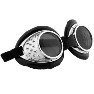 HalloweenCostumes.com    Adult's Radioactive Aviator Glasses, Black/Gray - 1 of 1