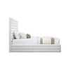 Meridian Furniture,Maxwell Linen Textured Fabric Bed - 3 of 4
