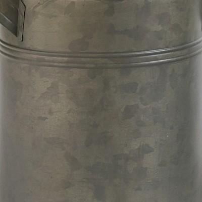 Silver Ceramic Vintage Canister Set with Handles