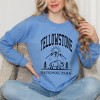Simply Sage Market Women's Graphic Sweatshirt Yellowstone National Park Mountain - 2 of 4
