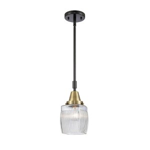 Colton - 1 Light Stem Hung Mini Pendant In Traditional Style-9.63 Inches Tall and 5.5 Inches Wide - 1 of 1