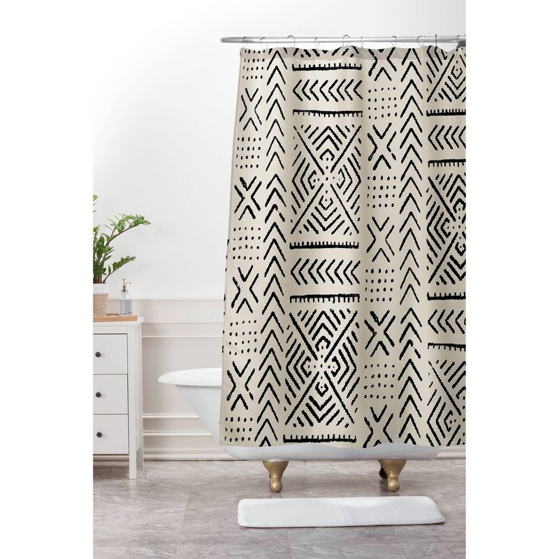 Inspired Cloth Shower Curtain by Thinline Studio - society6, 2 of 3