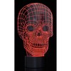 Link 3D Skull Lighting Laser Cut Precision Multi Colored LED Night Light Lamp - Great For Bedrooms, Dorms, Dens, Offices and More! - 3 of 4