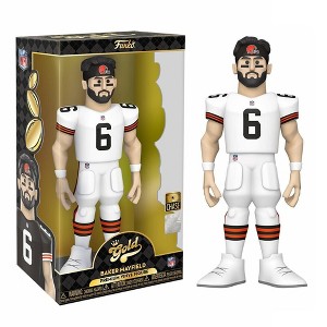 Funko Cleveland Browns NFL Funko Gold 12 Inch Vinyl Figure | Baker Mayfield Chase - 1 of 3