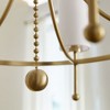 Quorum Lighting Lee Boulevard 5 - Light Chandelier in  Aged Brass - 4 of 4