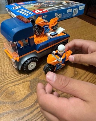 LEGO City Motorcycle Transporter Toy for Kids 60491 : Target