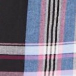 black medallion plaid