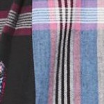 black medallion plaid