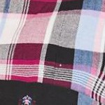 black medallion plaid