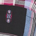 black medallion plaid