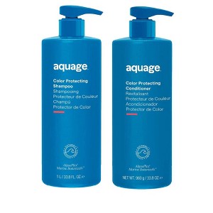 Aquage Color Protecting Shampoo, 33.8 oz & Aquage Color Protecting Conditioner, 33.8 oz DUO - 1 of 2