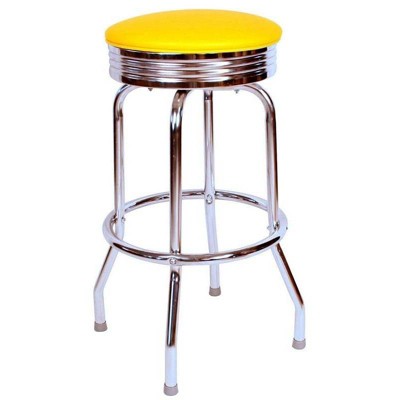 24" Floridian Swivel Counter Height Barstool Yellow - Richardson Seating