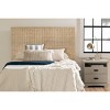 Queen Rattan Headboard White Washed - South Shore: Laminated, Wall Mounted, CARB Certified, No Box Spring Required - 2 of 4
