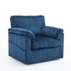 33" Corduroy Oversized Swivel Lounge Chair with Plush Cushions - 2 of 4