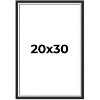 PosterPalooza | Flat Silver Picture Frame - UV Acrylic, Foam Board Backing, Hanging Hardware - 2 of 4