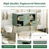 Mshliw 36'' Bathroom Vanity with Resin Sink Combo, Freestanding Modern Storage Cabinet with 2 Drawers and Open Shelves, Solid Wood Frame - 2 of 4