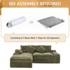 Dolonm Single Recliner Sofa: 300lb Capacity, Chenille Fabric, Ergonomic Design for Living Room/Study -6 Color - 3 of 4