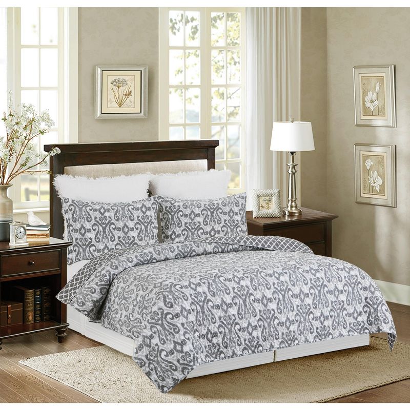 C&F Home Heather Cotton Quilt Set - Reversible and Machine Washable, 5 of 7