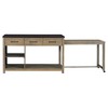 APRILSOUL Extendable Kitchen Island  on Wheels with Storage, Multi-Functional Kitchen Cart with Built-In Power Outlets - 4 of 4