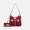 MKF Collection Harper Nylon Shoulder Hobo Bag with Matching Wallet by Mia K - 2 of 4