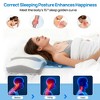 ChicFurnit Bed Pillows Memory Foam Pillow Supportive for Shoulder Ergonomic Neck Support Pillow for Bedroom Use, White, 26.5"*15.04"*5.43" - 3 of 4