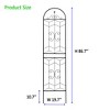 NicBex Metal Garden Arch Rust-Proof Trellis, Garden Trellis Cucumber Trellis for Climbing Plants Outdoor for Garden - 4 of 4