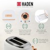 Haden Heritage 4 Slice Wide Slot Stainless Steel Toaster Bundled with 1.7 Liter Stainless Steel Electric Water Kettle, Ivory & Copper - 3 of 4