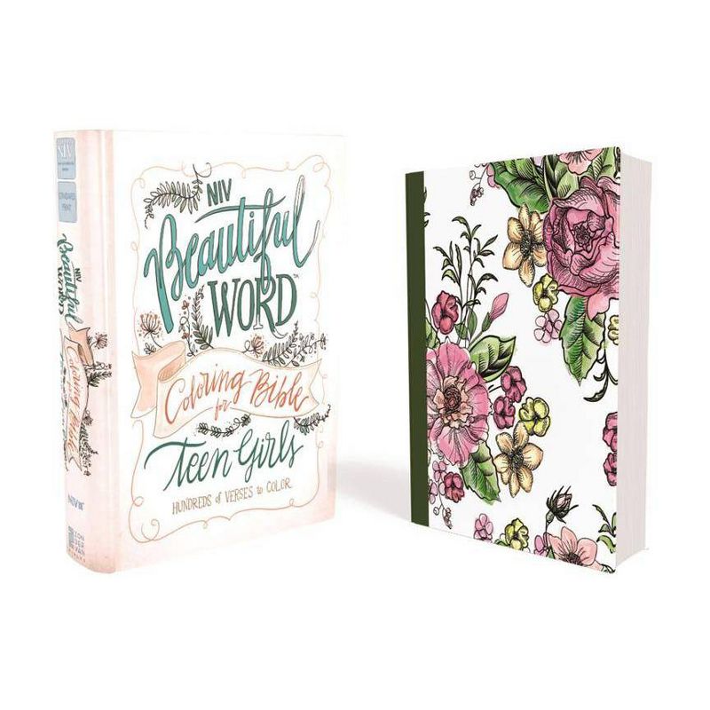 NIV, Beautiful Word Coloring Bible for Teen Girls, Hardcover - by  Zondervan, 1 of 2