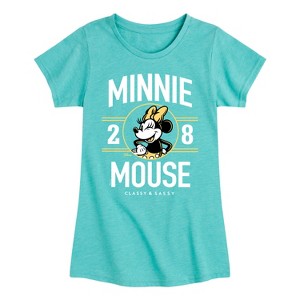 Girls' - Disney - Minnie Mouse Fitted Short Sleeve Graphic T-Shirt - 1 of 4