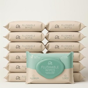 The Nice Bum Flushable Wipes with EDI water - 1 of 4