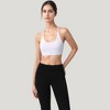 Anna-Kaci Active Women's Strappy Back Sports Bra with Scoop Neck and Fashion Crisscross Detailing - 2 of 4